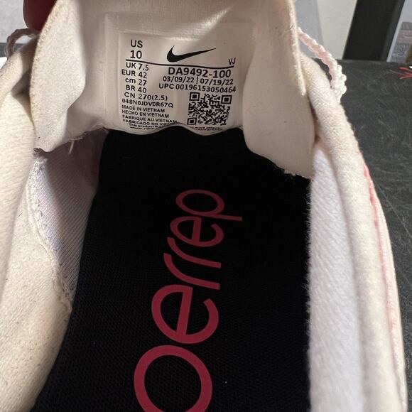 Nike Air Zoom SuperRep 2 Shoes Womens 10 White Athletic Trainers DA9492-100 - Picture 10 of 10